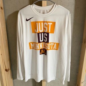 Nike Men’s L/S Dri-Fit Minnesota Gophers Tee Large